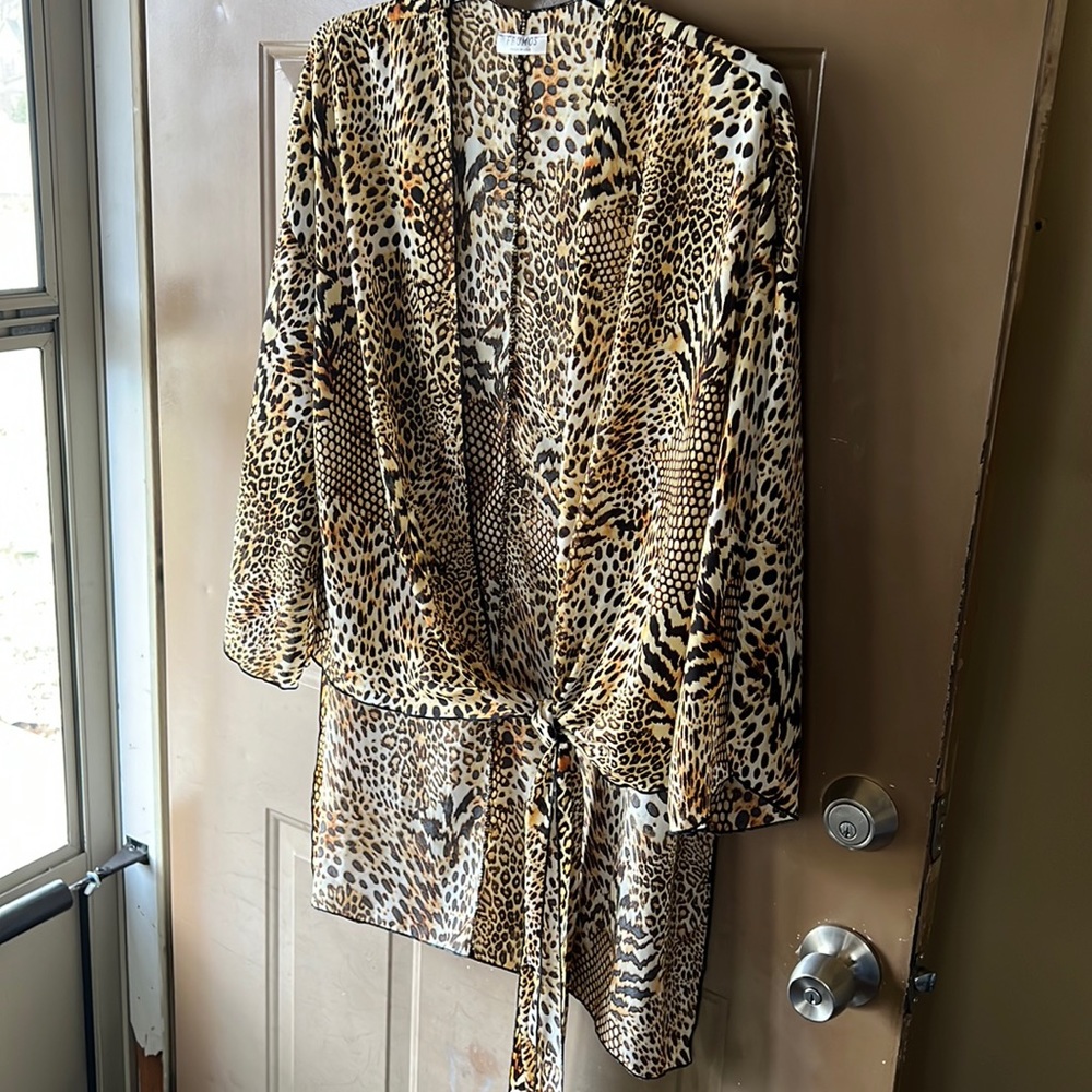 Leopard Kimono